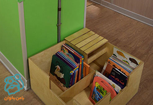 کتابخانه کودک محور خانه کودک کوشا بازگشایی شد