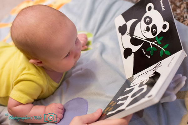 تصویرهای سیاه و سفید برای نوزادان