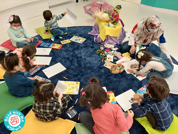 فعالیت کودکان در کتابخانه اصفهان