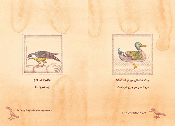 تصویر صفحات کتاب همایش پرندگان