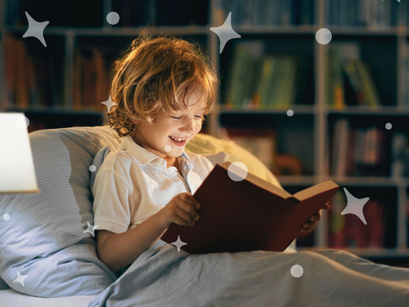 خیال پردازی کودک با کتاب خواندن