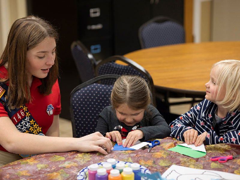 ساخت کاردستی همراه با گفتوگو