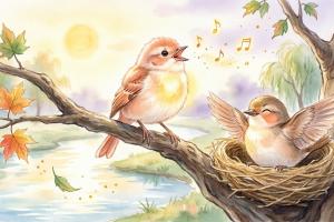 قصه «پرنده‌ی کوچکی که آوازش را گم کرد» برای کودک ۷ ساله