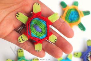ساخت کاردستی لاکپشت