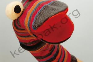 ساخت عروسک دستکشی با جوراب