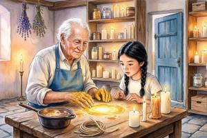 قصه «آخرین شمع‌ساز شهر» (برای کودک ۱۰ ساله)