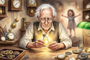قصه «ساعت‌سازی که یک دقیقه را دزدید» برای کودک 10 ساله