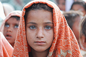 رشما دختر ۸ ساله پاکستانی/ عکس از یونیسف
