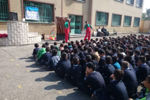 فرهنگ‌سازی ترافیک در مدارس تهران با تئاتر کودک