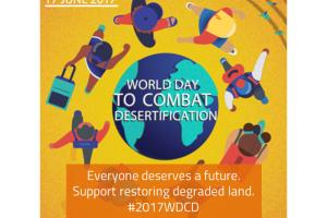 روز جهانی مبارزه با بیابان زایی با موضوع مهاجرت انسان‌ها