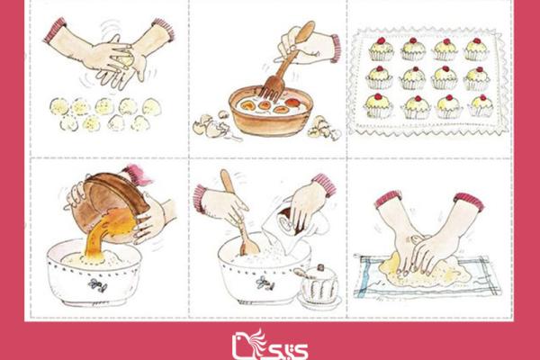 بازی ترتیب و توالی پخت شیرینی