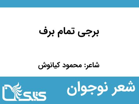 شعر برجی تمام برف از محمود کیانوش 