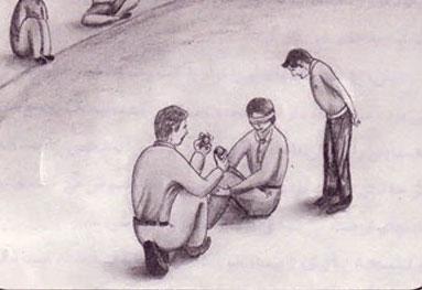 بازی دستمال پشتی 