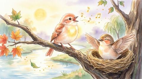 قصه «پرنده‌ی کوچکی که آوازش را گم کرد» برای کودک ۷ ساله