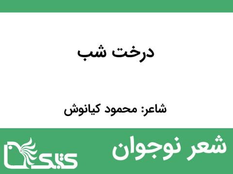 شعر درخت شب از محمود کیانوش 