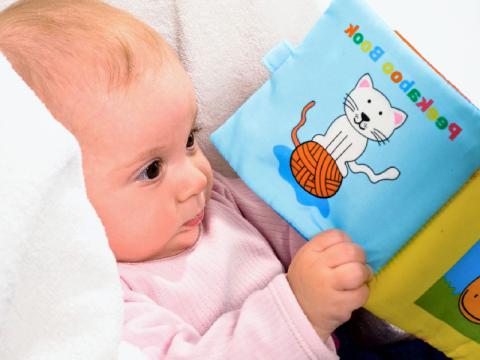 کتاب‌های پارچه‌ای، تصویری و حسی؛ نخستین تجربه‌های خواندن برای نوزاد