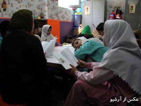 تجربه خواندن کتاب در خانه کودک شوش