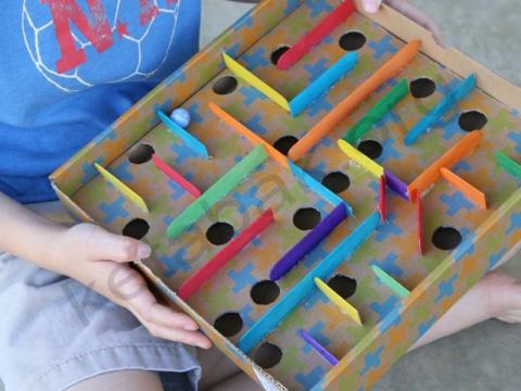 ساخت ماز با جعبه