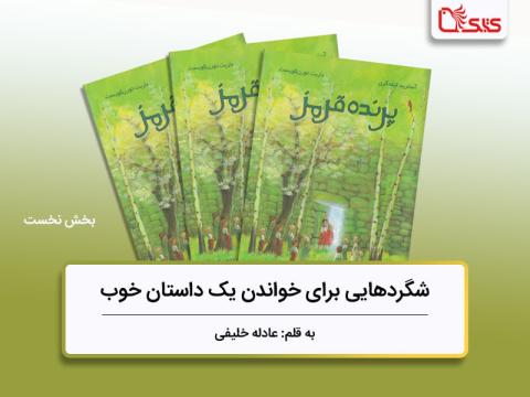 شگردهایی برای خواندن یک کتاب خوب، بررسی کتاب پرنده قرمز، بخش نخست