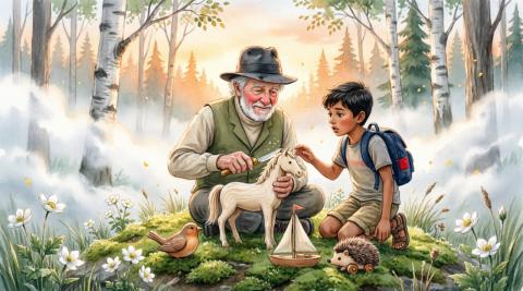 قصه «رازِ جنگلِ نقره‌ای» (برای کودک ۹ ساله)