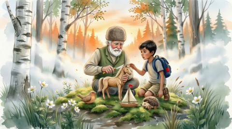 قصه «رازِ جنگلِ نقره‌ای» (برای کودک ۹ ساله)