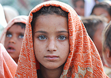 رشما دختر ۸ ساله پاکستانی/ عکس از یونیسف