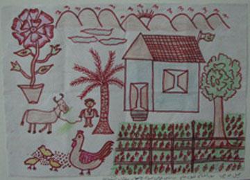 نقاشی‌هایی از "روستای من"!