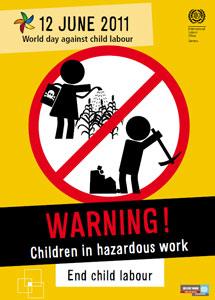 هشدار: کودکان نباید کار کنند!