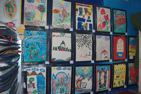 کودکان هنرمند در روستای ایرانی