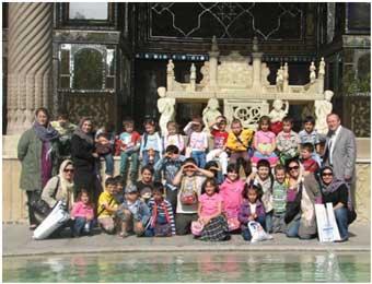 بازدید دانش آموزان مدرسه سفارت ترکیه از کاخ گلستان 