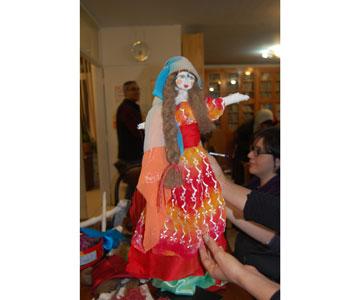 کارگاه آشنایی با عروسک گرجی برگزار شد