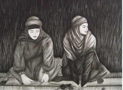 نقاشی و عکس هایی از "جایی که من زندگی می کنم، این من هستم"!