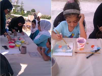 کودکان با کمک تصویرگران کتاب کودک، با کاشیکاری سنتی ایران آشنا شدند