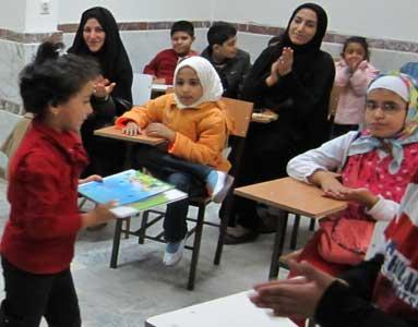  سخنرانی کودکان سمنانی درباره "کتاب، خانواده و مدرسه" 