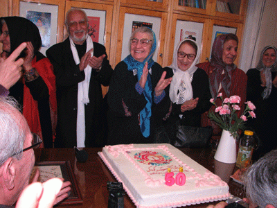 نخستین جشن پنجاه سالگی شورای کتاب کودک در خانه کوچک شورا