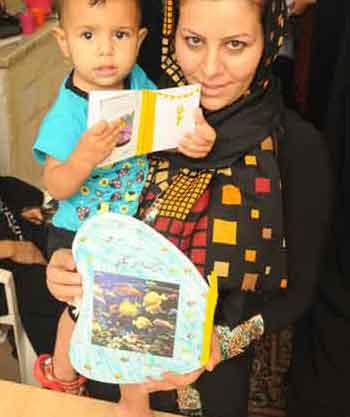 نمایشگاه خواندن  با نوزاد و نو پا در انجمن دوستداران ادبیات کودک و نوجوان اصف