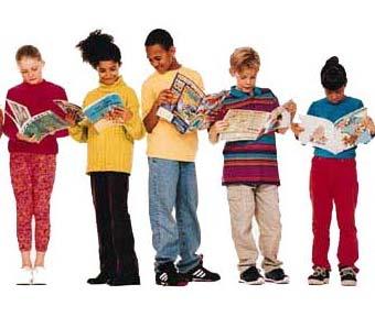 کودکان کشورهای بریتانیا، چین، غنا، مصر و پاکستان با هم کتاب می خوانند!