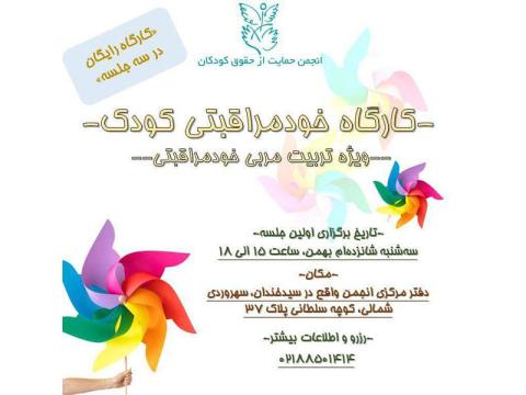 انجمن حمایت از حقوق کودکان کارگاه خودمراقبتی کودک را برگزار می‌کند