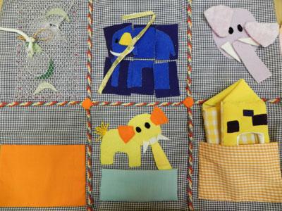  کتاب های لمسی پارچه ای بسازیم!