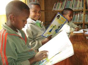 لذت خواندن در کتابخانه کودکان آدیسا بابا