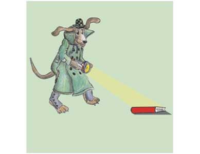 کارآگاه در کتابخانه