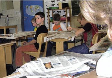 روزنامه در مدرسه!