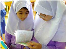 دفتر كتابخانه كلاسی طراحی شد