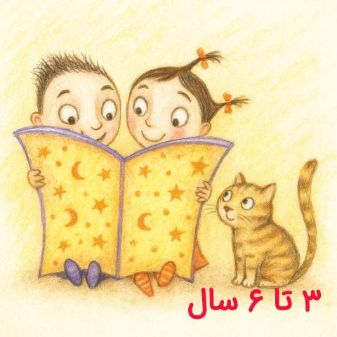 فهرست کتاب برای کودک ۳ تا ۶ سال